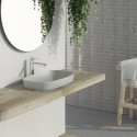 Umywalka Nablatowa Alvea Szary Mat 60x38 0624600023 Catalano Umywalka Nablatowa Alvea Szary Mat 60x38 0624600023 Catalano