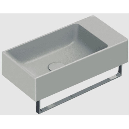 Umywalka Naścienna Premium Szary Mat 50x25 0220520023 Catalano