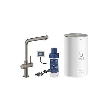 Wylewka I Bojler W Rozmiarze M GROHE Red Duo Brushed Hard Graphite 30327AL1 Grohe