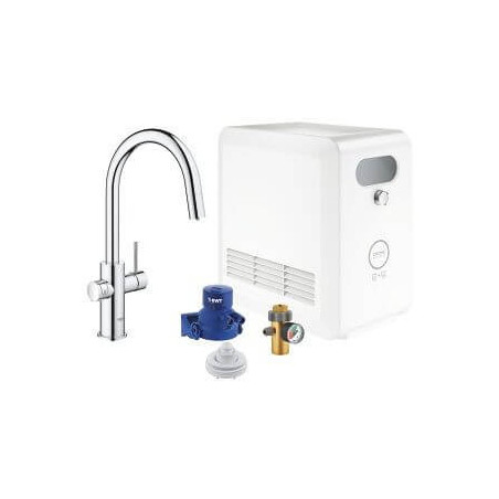 Zestaw Z Wyciąganą Wylewką W Kształcie C GROHE Blue Professional 31325002 Grohe