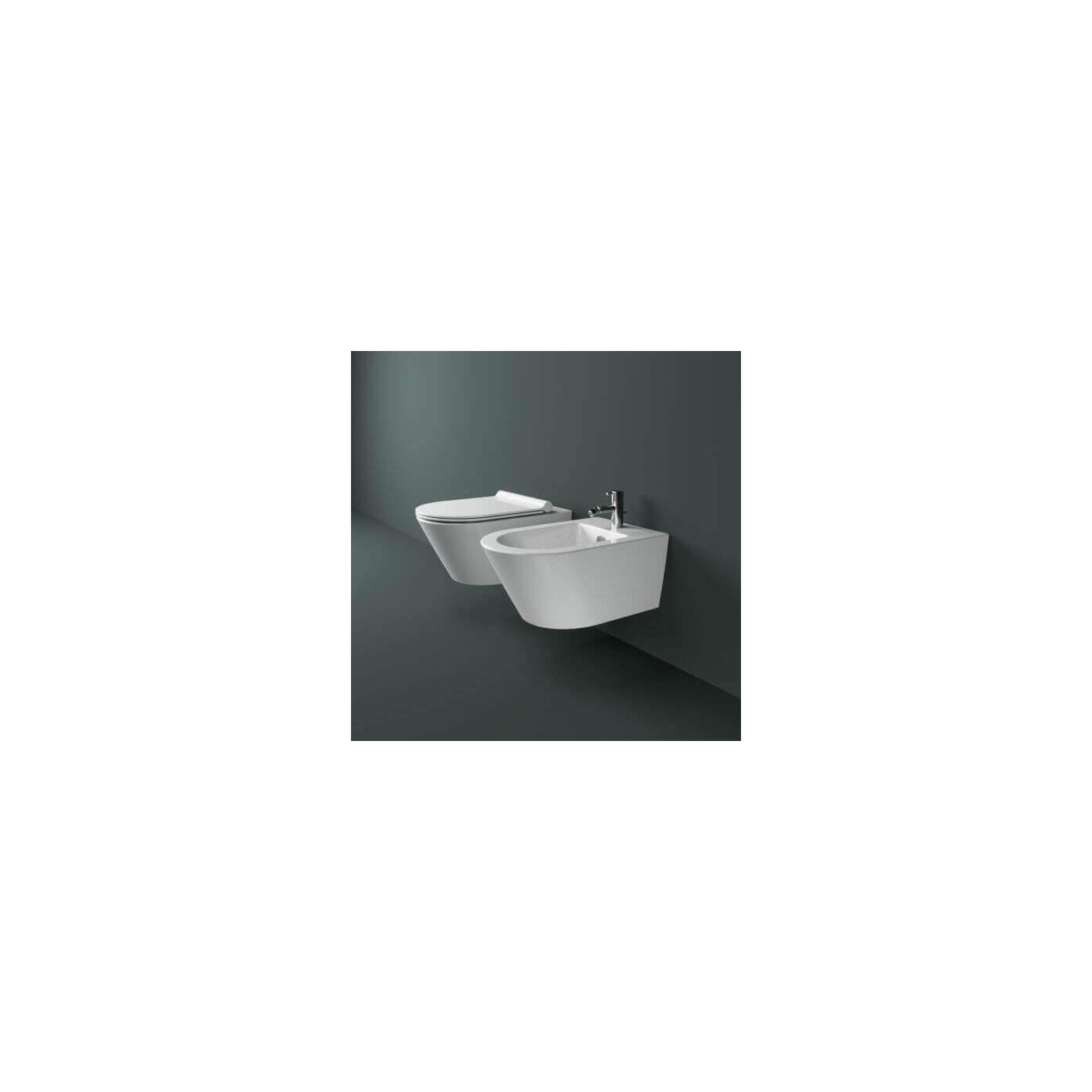 Miska WC Zero Biały Mat 35x55 1VS55NRBM + mocowania KFST00 Catalano Miska WC Zero Biały Mat 35x55 1VS55NRBM + mocowania KFST00 Catalano