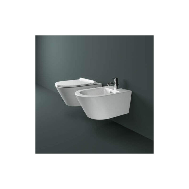 Miska WC Zero Biały Mat 35x55 1VS55NRBM + mocowania KFST00 Catalano Miska WC Zero Biały Mat 35x55 1VS55NRBM + mocowania KFST00 Catalano