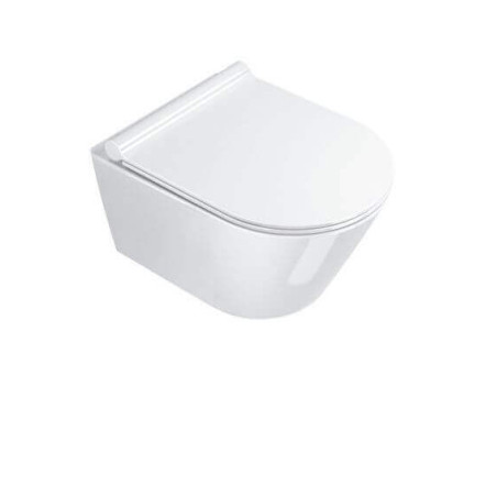 Miska Wisząca WC Newflush 46cm Zero Biały Połysk 46x35 0111460001 Catalano
