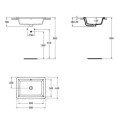 Umywalka Wpuszczana W Blat Strada Biała 59,5x43,5 K078001 Ideal Standard Umywalka Wpuszczana W Blat Strada Biała 59,5x43,5 K078001 Ideal Standard
