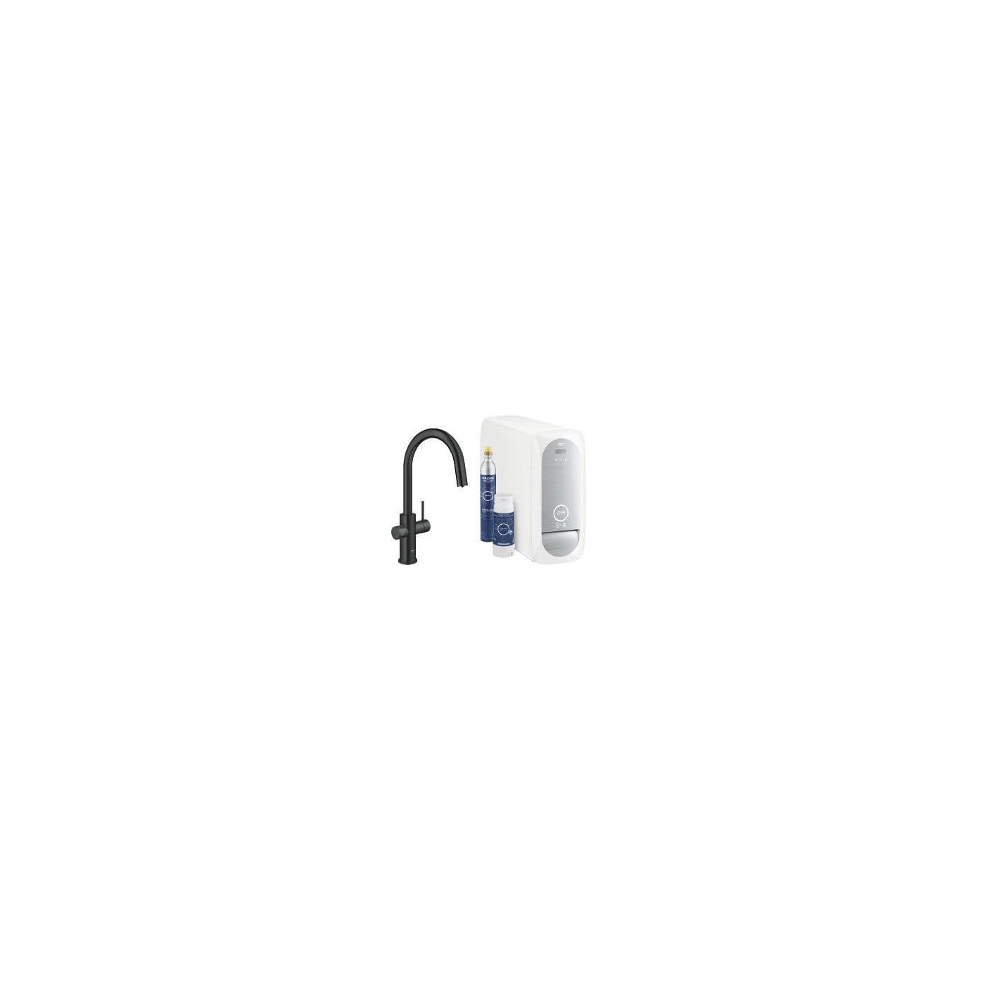 Zestaw Startowy Z Wyciąganą Wylewką W Kształcie C Grohe Blue Home Aksamitna Czerń 31541KS0 Grohe Zestaw Startowy Z Wyciąganą Wylewką W Kształcie C Grohe Blue Home Aksamitna Czerń 31541KS0 Grohe