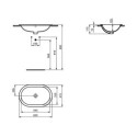 Umywalka Wpuszczana W Blat Connect Biała 62x41 E504901 Ideal Standard Umywalka Wpuszczana W Blat Connect Biała 62x41 E504901 Ideal Standard