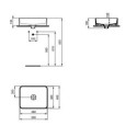 Umywalka Nablatowa Strada II Biała 50x40 T296701 Ideal Standard Umywalka Nablatowa Strada II Biała 50x40 T296701 Ideal Standard