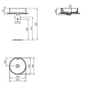 Umywalka Nablatowa Strada II Biała 45x45 T296101 Ideal Standard Umywalka Nablatowa Strada II Biała 45x45 T296101 Ideal Standard