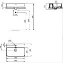 Umywalka Nablatowa Strada 2 Biały 60x40 T299801 Ideal Standard Umywalka Nablatowa Strada 2 Biały 60x40 T299801 Ideal Standard