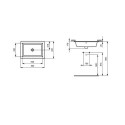 Umywalka Podblatowa Strada Biały 60x34 K077901 Ideal Standard Umywalka Podblatowa Strada Biały 60x34 K077901 Ideal Standard