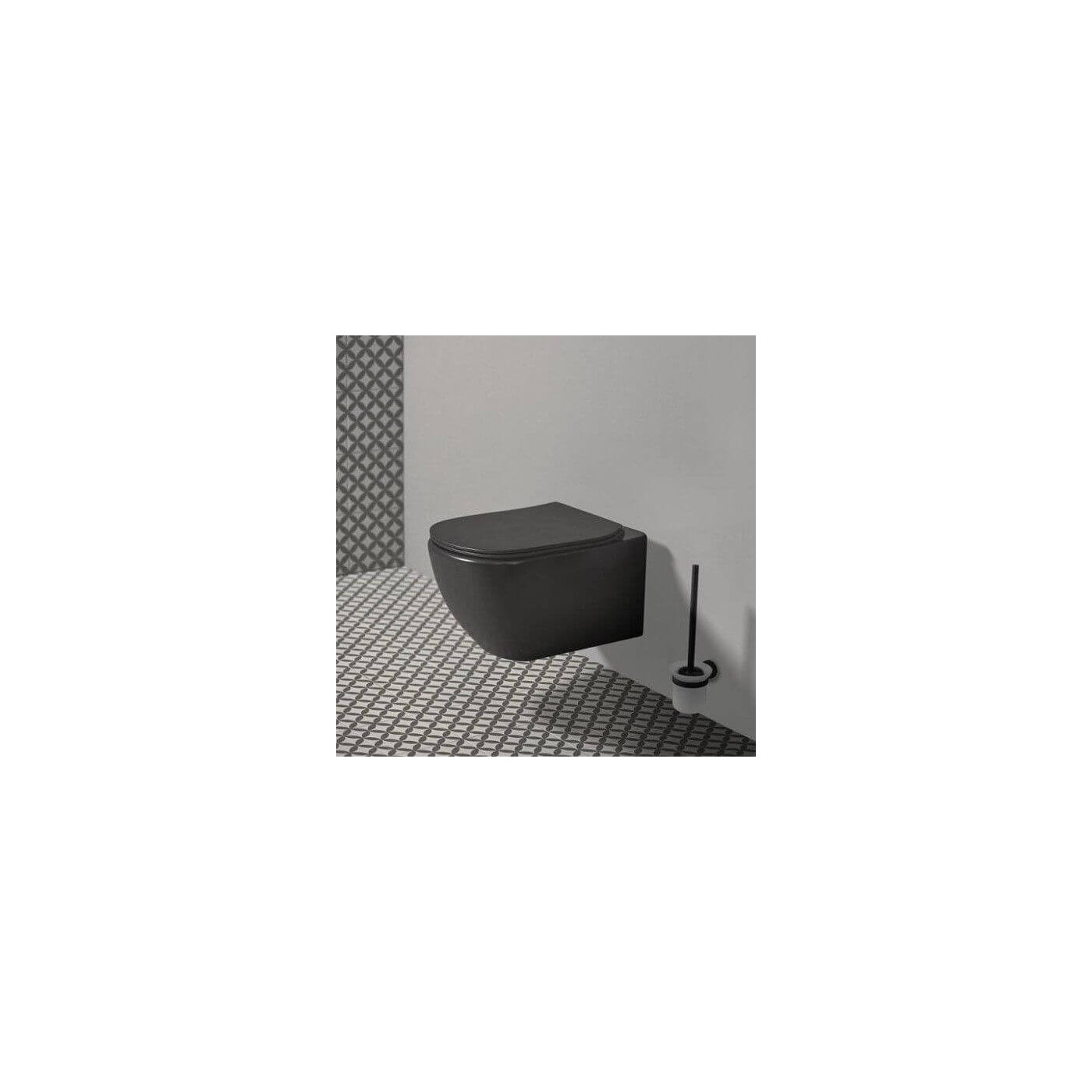 Miska WC Wisząca Aquablade Tesi Czarny Mat 53,5x36,5 T0079V3 Ideal Standard Miska WC Wisząca Aquablade Tesi Czarny Mat 53,5x36,5 T0079V3 Ideal Standard