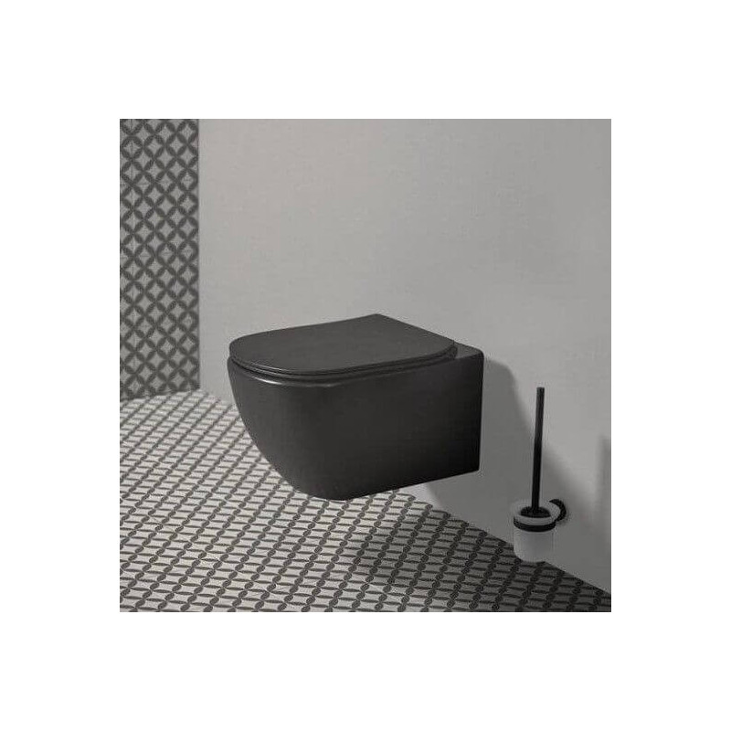 Miska WC Wisząca Aquablade Tesi Czarny Mat 53,5x36,5 T0079V3 Ideal Standard Miska WC Wisząca Aquablade Tesi Czarny Mat 53,5x36,5 T0079V3 Ideal Standard
