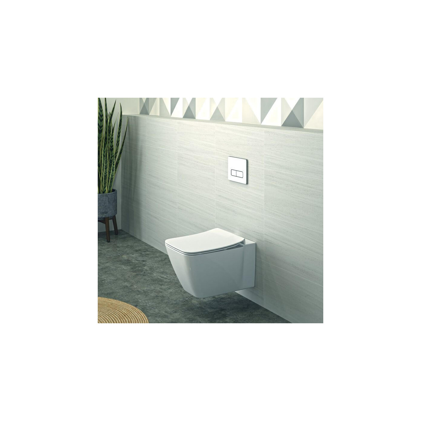 Miska WC Wisząca Aquablade Strada 2 Biały 54,5x36,5 T299701 Ideal Standard Miska WC Wisząca Aquablade Strada 2 Biały 54,5x36,5 T299701 Ideal Standard