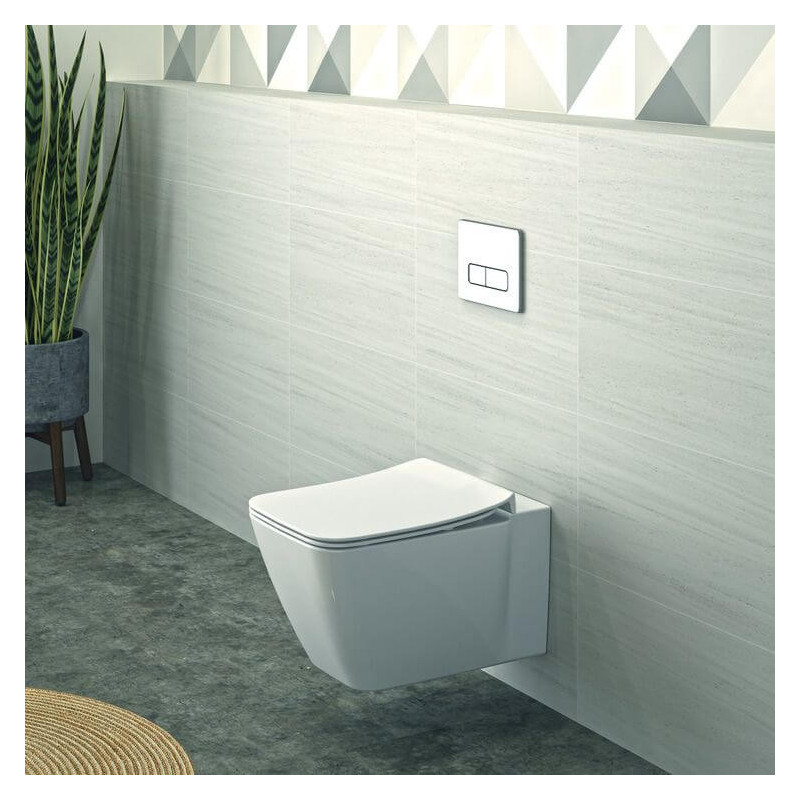 Miska WC Wisząca Aquablade Strada 2 Biały 54,5x36,5 T299701 Ideal Standard Miska WC Wisząca Aquablade Strada 2 Biały 54,5x36,5 T299701 Ideal Standard