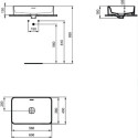 Umywalka Nablatowa Strada 2 Biały 60x40 T299901 Ideal Standard Umywalka Nablatowa Strada 2 Biały 60x40 T299901 Ideal Standard