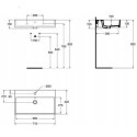 Umywalka Strada Biały 70x41 K078201 Ideal Standard Umywalka Strada Biały 70x41 K078201 Ideal Standard