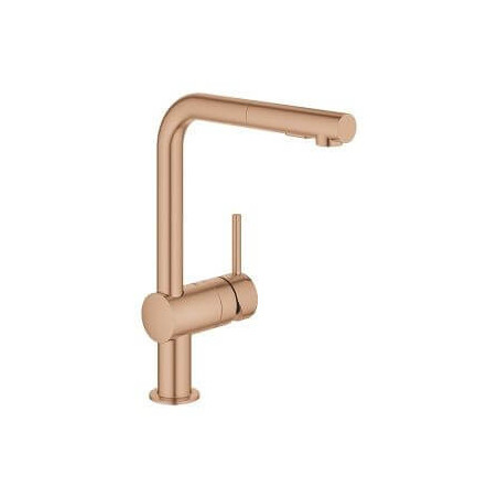 Jednouchwytowa Bateria Zlewozmywakowa Minta Brushed Warm Sunset 30274DL0 Grohe
