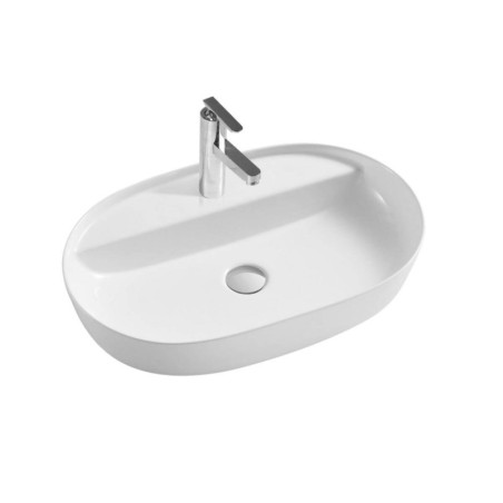 Umywalka Nablatowa Mili 03 81,5x41x13,5 Biała LT-2203-P Emporia