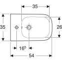 Bidet Wiszący Smyle Square 500.209.01.1 Geberit Bidet Wiszący Smyle Square 500.209.01.1 Geberit