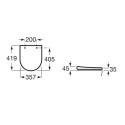 Deska WC Gap Compacto A801D22001 Roca Deska WC Gap Compacto A801D22001 Roca