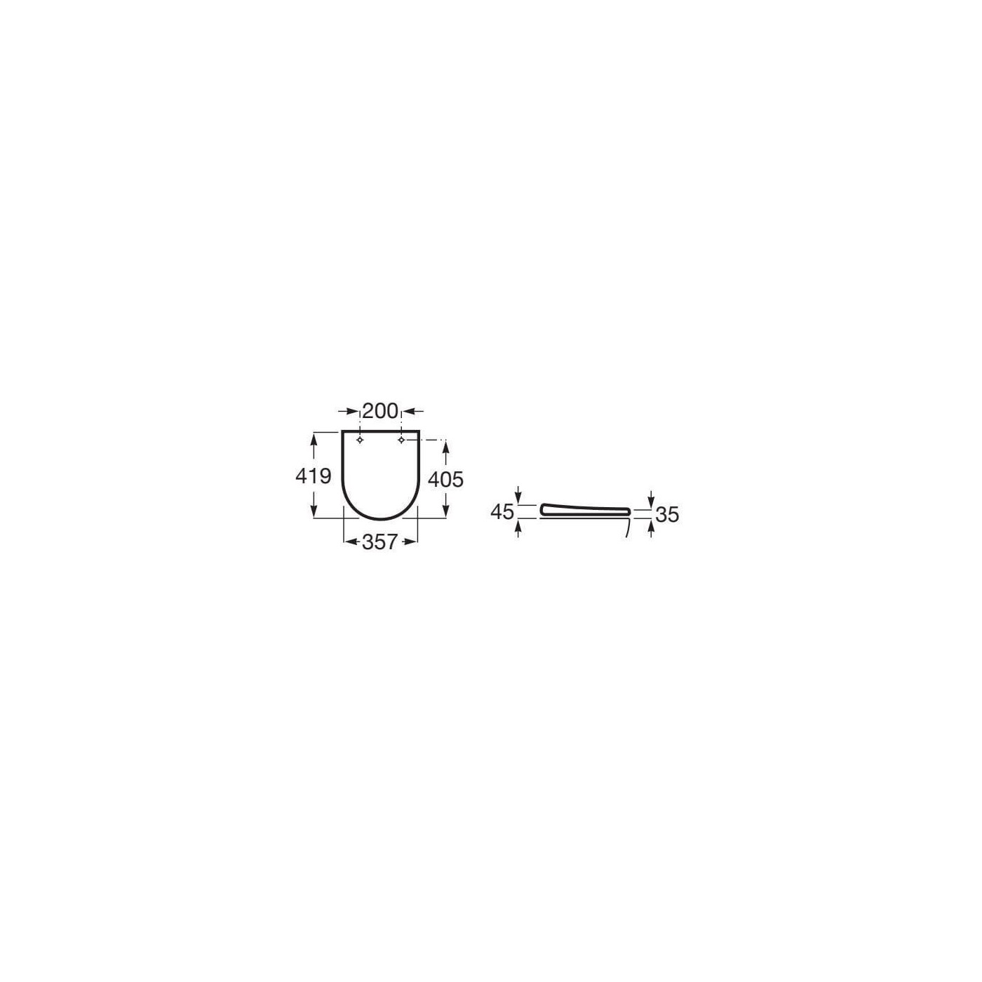 Deska WC Gap Compacto A801D22001 Roca Deska WC Gap Compacto A801D22001 Roca
