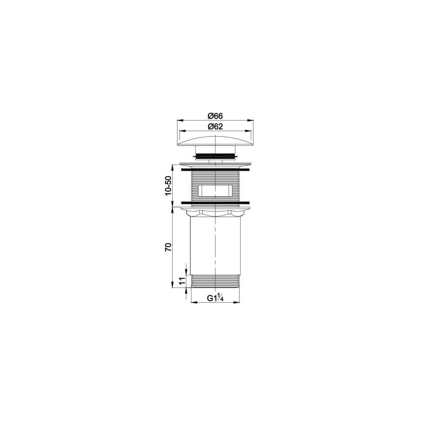 Korek Klik-Klak A706BP Omnires Korek Klik-Klak A706BP Omnires