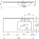 Umywalka Skappa 101X46,6 cm 146035 Elita Umywalka Skappa 101X46,6 cm 146035 Elita