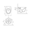 Miska Wisząca Bull Rimless 53X36 CESD.WCSBLR Excellent Miska Wisząca Bull Rimless 53X36 CESD.WCSBLR Excellent
