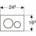 Przycisk Sigma20 Czarny Mat 115.882.14.1 Geberit Przycisk Sigma20 Czarny Mat 115.882.14.1 Geberit
