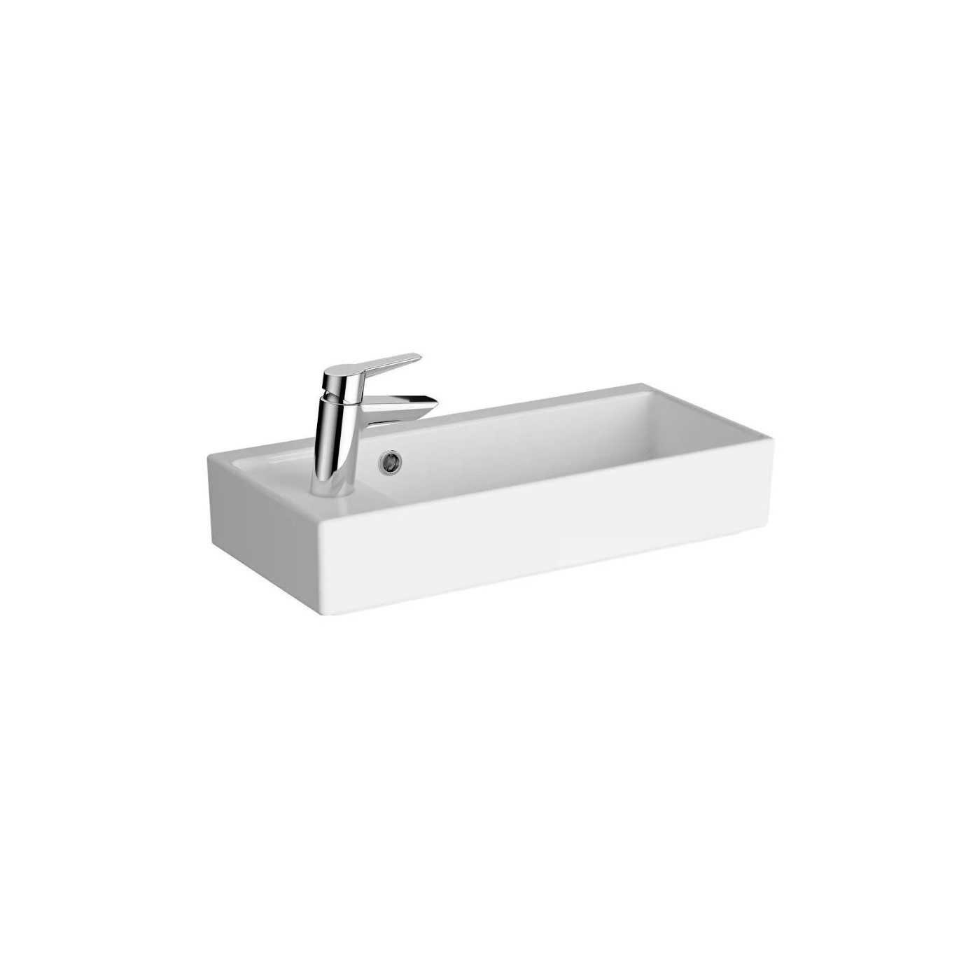 Umywalka Nablatowa Archiplan 60x28 Z Otworem Na Baterię Po Lewej Biała 7408B003-0052 Vitra Umywalka Nablatowa Archiplan 60x28 Z Otworem Na Baterię Po Lewej Biała 7408B003-0052 Vitra