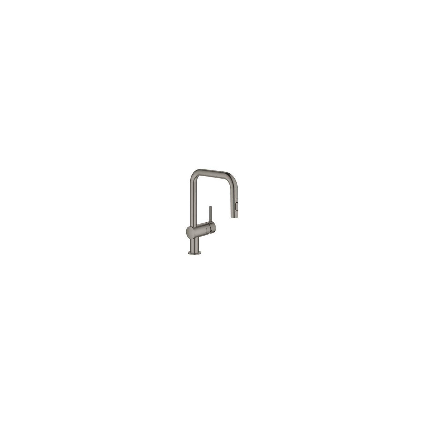 Jednouchwytowa Bateria Zlewozmywakowa Minta Brushed Hard Graphite 32322AL2 Grohe Jednouchwytowa Bateria Zlewozmywakowa Minta Brushed Hard Graphite 32322AL2 Grohe