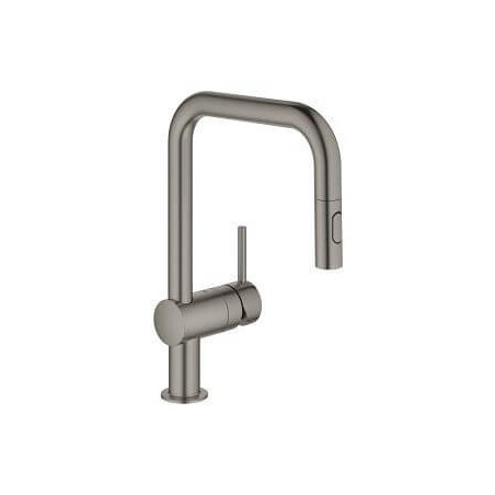 Jednouchwytowa Bateria Zlewozmywakowa Minta Brushed Hard Graphite 32322AL2 Grohe