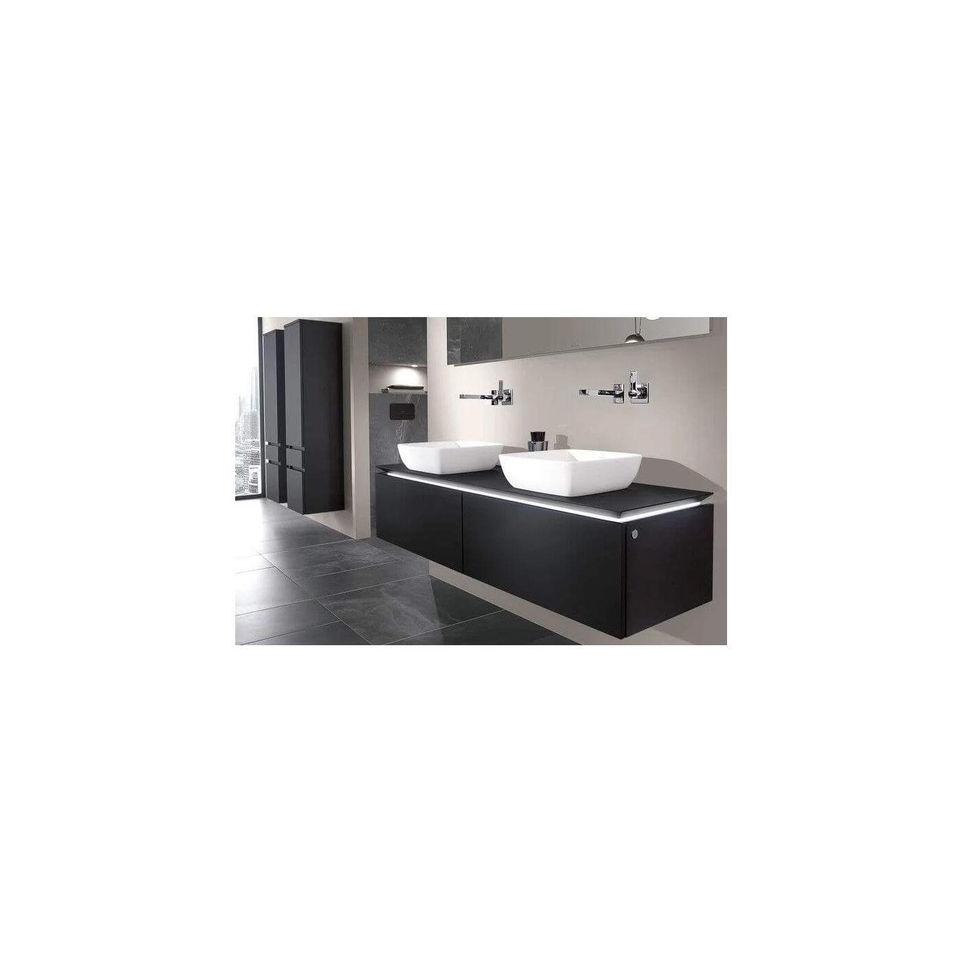 Umywalka Nablatowa Artis 410 x 410 CeramicPlus Weiss Alpin 417841R1 Villeroy&Boch Umywalka Nablatowa Artis 410 x 410 CeramicPlus Weiss Alpin 417841R1 Villeroy&Boch