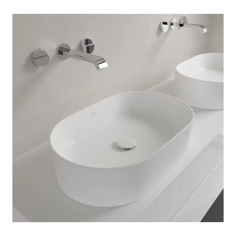 Umywalka Nablatowa Collaro 56x36 Weiss Alpin CeramicPlus 4A1956R1 Villeroy&Boch Umywalka Nablatowa Collaro 56x36 Weiss Alpin CeramicPlus 4A1956R1 Villeroy&Boch