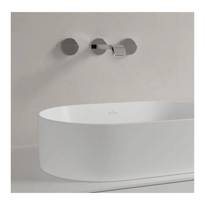 Umywalka Nablatowa Collaro 56x36 Weiss Alpin CeramicPlus 4A1956R1 Villeroy&Boch Umywalka Nablatowa Collaro 56x36 Weiss Alpin CeramicPlus 4A1956R1 Villeroy&Boch