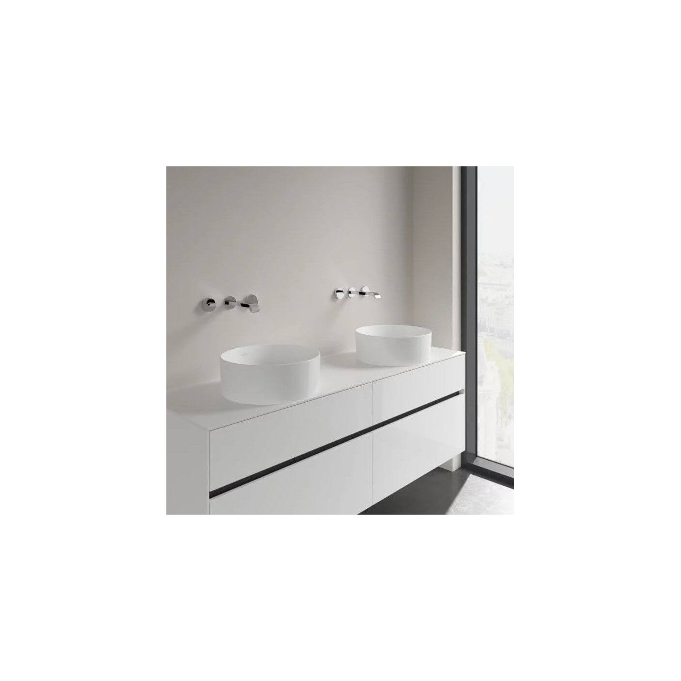 Umywalka Nablatowa Collaro 40x40 CeramicPlus Weiss Alpin 4A1840R1 Villeroy&Boch Umywalka Nablatowa Collaro 40x40 CeramicPlus Weiss Alpin 4A1840R1 Villeroy&Boch