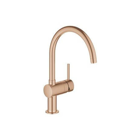 Jednouchwytowa Bateria Zlewozmywakowa Minta Brushed Warm Sunset 32917DL0 Grohe