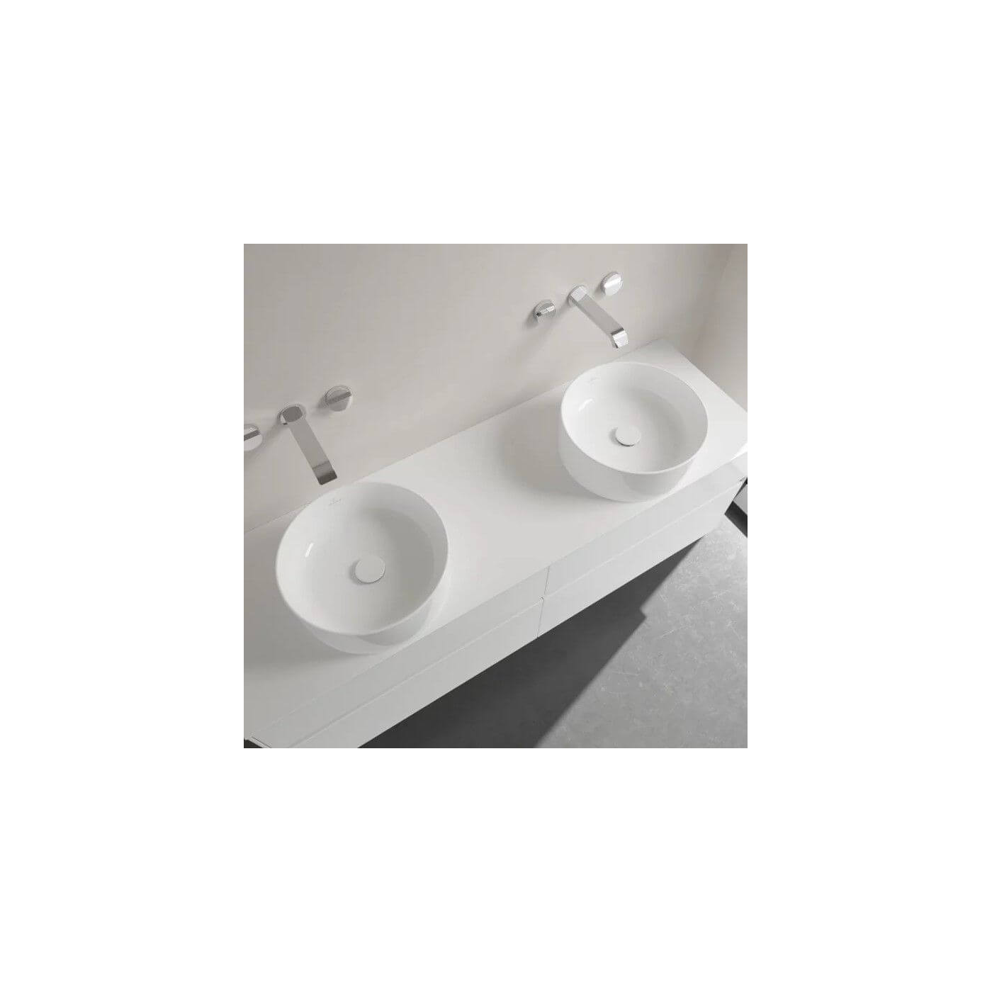 Umywalka Nablatowa Collaro 40x40 CeramicPlus Weiss Alpin 4A1840R1 Villeroy&Boch Umywalka Nablatowa Collaro 40x40 CeramicPlus Weiss Alpin 4A1840R1 Villeroy&Boch