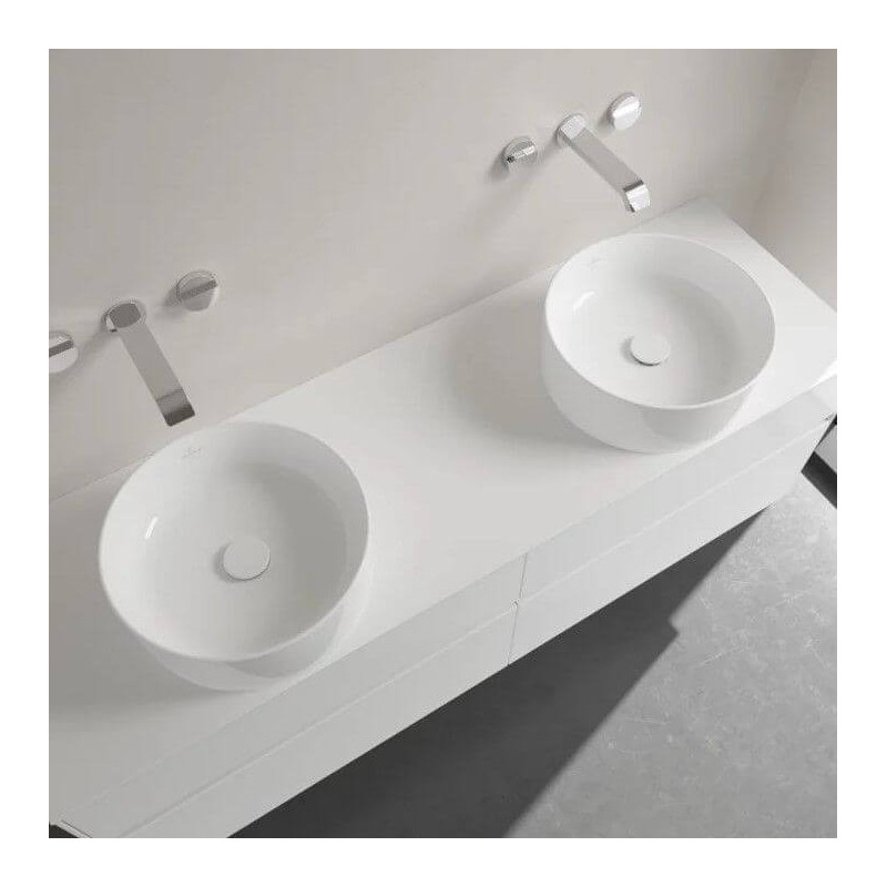 Umywalka Nablatowa Collaro 40x40 CeramicPlus Weiss Alpin 4A1840R1 Villeroy&Boch Umywalka Nablatowa Collaro 40x40 CeramicPlus Weiss Alpin 4A1840R1 Villeroy&Boch