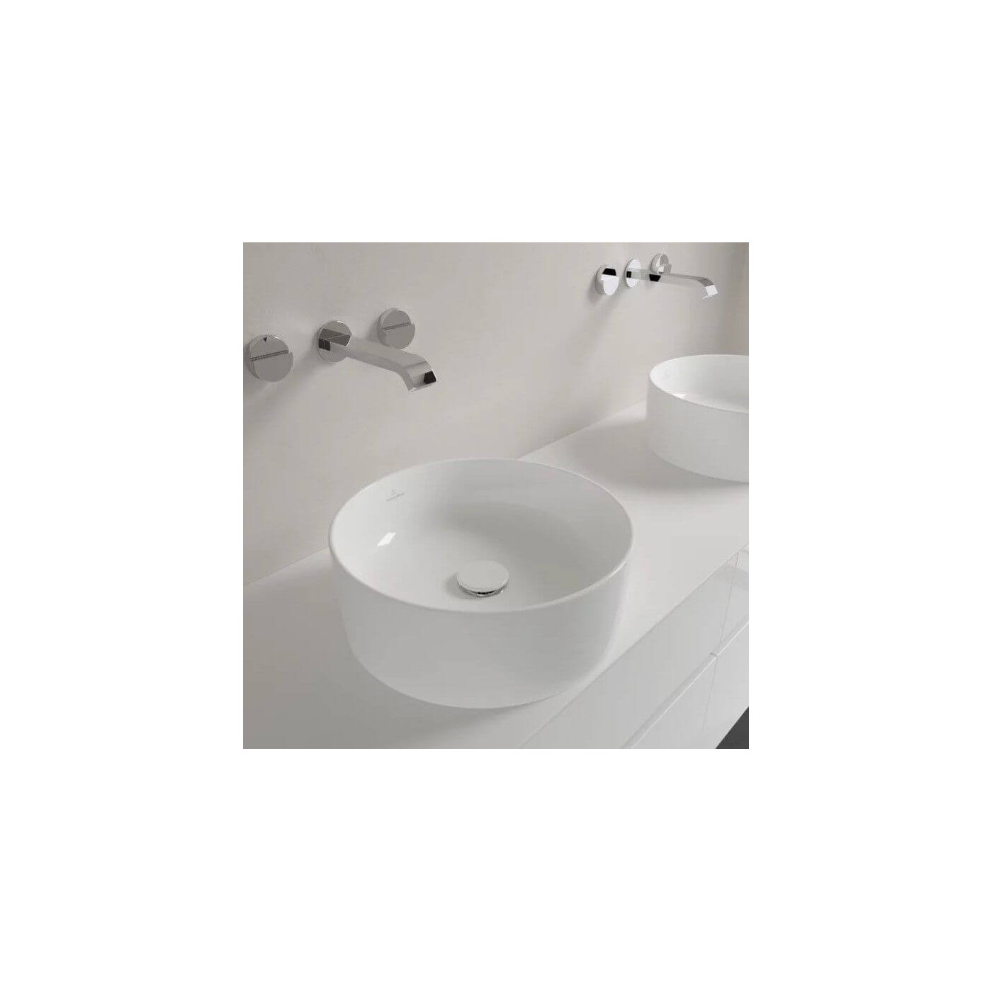 Umywalka Nablatowa Collaro 40x40 CeramicPlus Weiss Alpin 4A1840R1 Villeroy&Boch Umywalka Nablatowa Collaro 40x40 CeramicPlus Weiss Alpin 4A1840R1 Villeroy&Boch