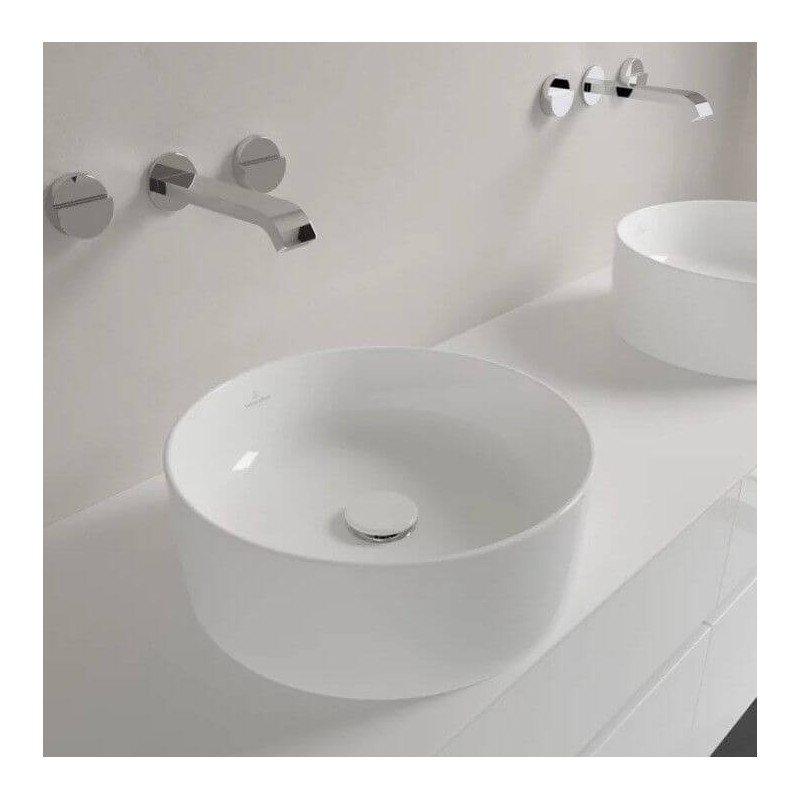 Umywalka Nablatowa Collaro 40x40 CeramicPlus Weiss Alpin 4A1840R1 Villeroy&Boch Umywalka Nablatowa Collaro 40x40 CeramicPlus Weiss Alpin 4A1840R1 Villeroy&Boch