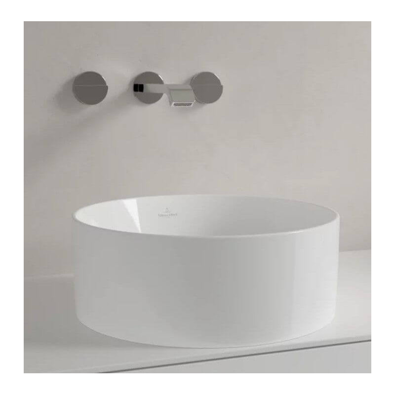 Umywalka Nablatowa Collaro 40x40 CeramicPlus Weiss Alpin 4A1840R1 Villeroy&Boch Umywalka Nablatowa Collaro 40x40 CeramicPlus Weiss Alpin 4A1840R1 Villeroy&Boch