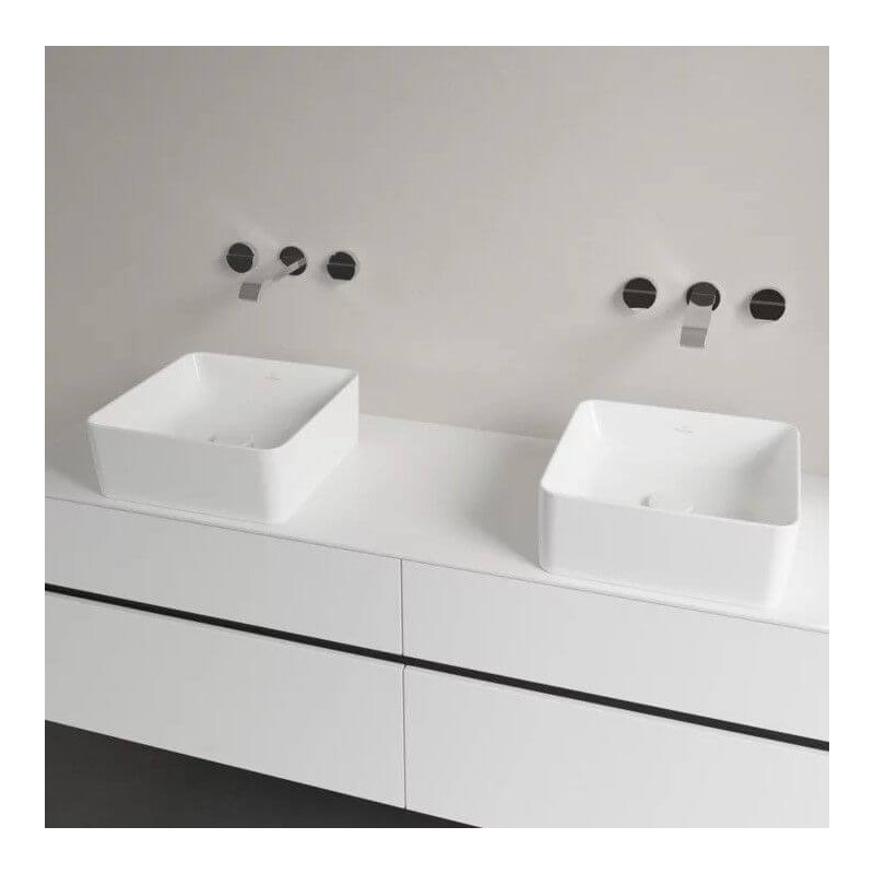 Umywalka Nablatowa Collaro 38x38 CeramicPlus Weiss Alpin 4A2138R1 Villeroy&Boch Umywalka Nablatowa Collaro 38x38 CeramicPlus Weiss Alpin 4A2138R1 Villeroy&Boch