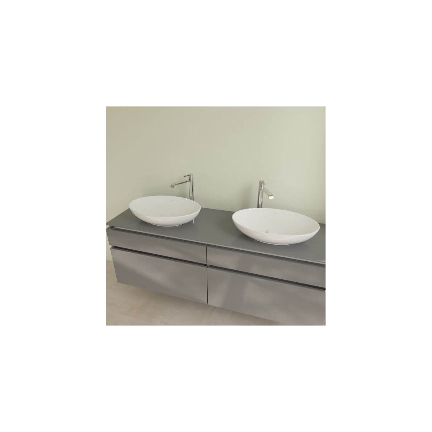Umywalka Nablatowa Loop&Friends 56x38 Weiss Alpin 4A470101 Villeroy&Boch Umywalka Nablatowa Loop&Friends 56x38 Weiss Alpin 4A470101 Villeroy&Boch