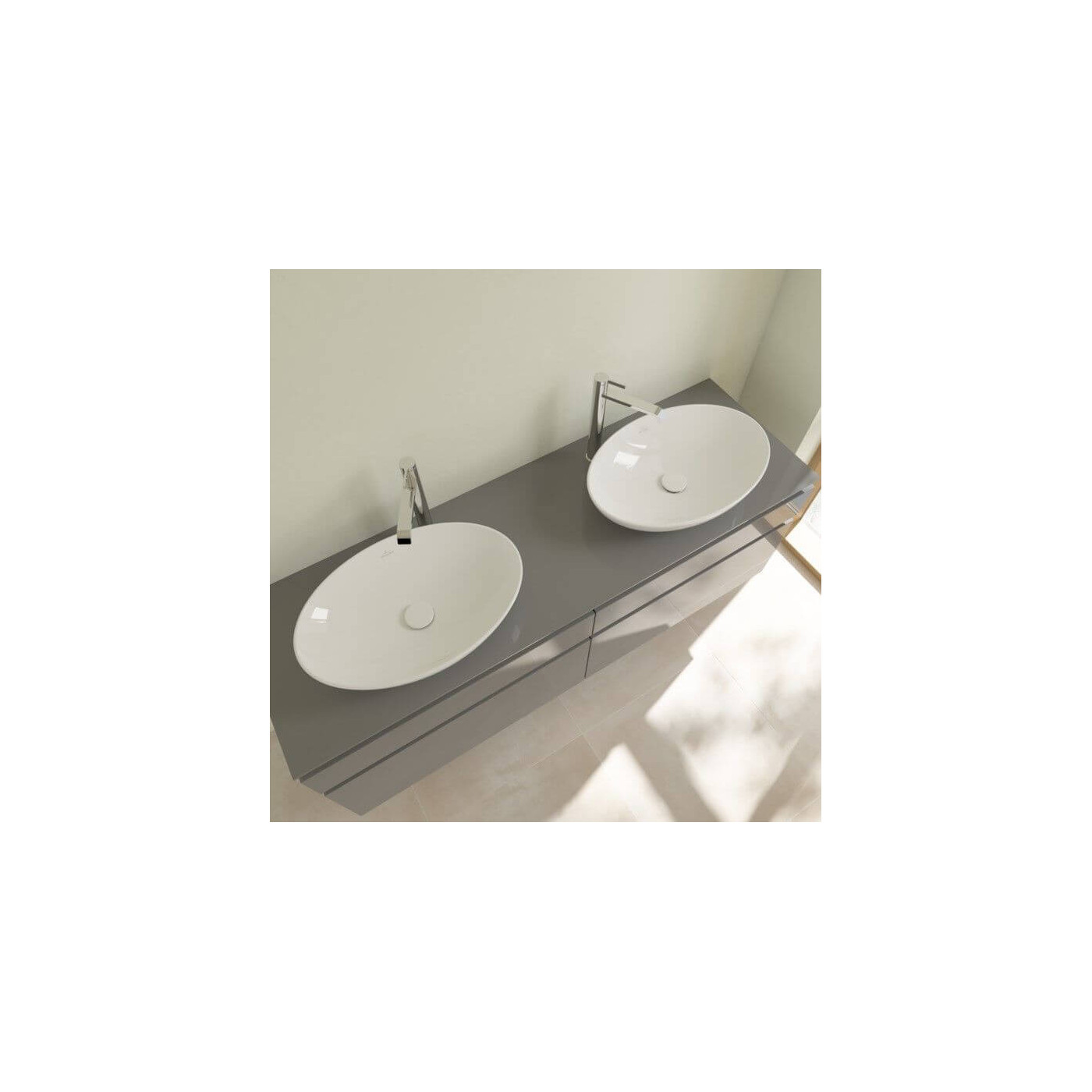 Umywalka Nablatowa Loop&Friends 56x38 Weiss Alpin 4A470101 Villeroy&Boch Umywalka Nablatowa Loop&Friends 56x38 Weiss Alpin 4A470101 Villeroy&Boch