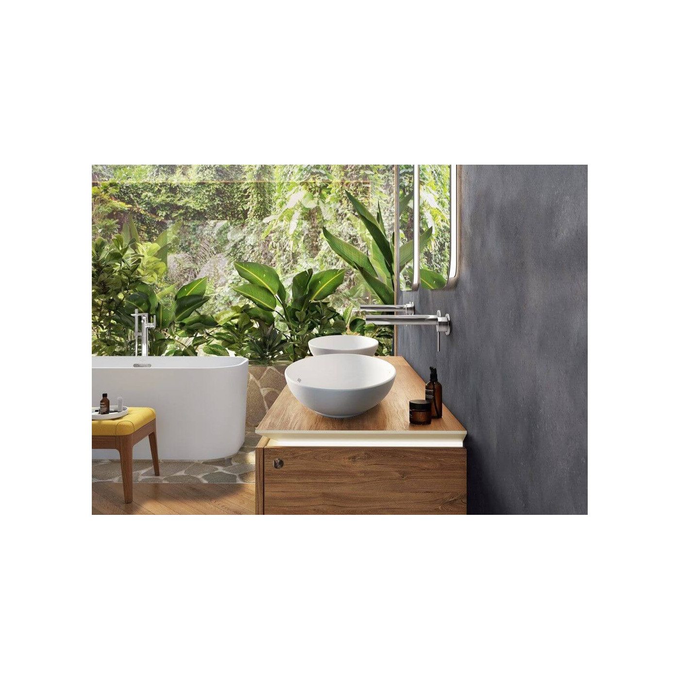 Umywalka Nablatowa Loop&Friends 56x38 Weiss Alpin 4A470101 Villeroy&Boch Umywalka Nablatowa Loop&Friends 56x38 Weiss Alpin 4A470101 Villeroy&Boch
