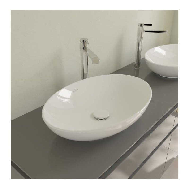 Umywalka Nablatowa Loop&Friends 56x38 CeramicPlus Weiss Alpin 4A4701R1 Villeroy&Boch Umywalka Nablatowa Loop&Friends 56x38 CeramicPlus Weiss Alpin 4A4701R1 Villeroy&Boch