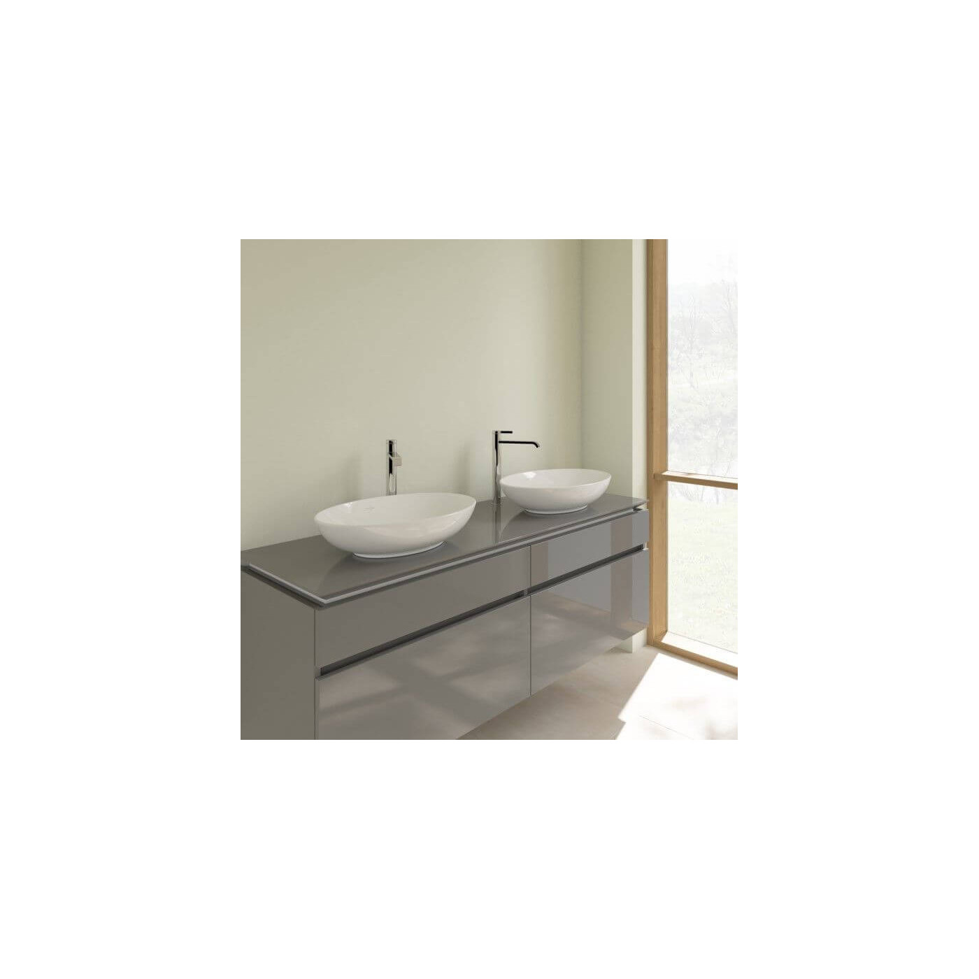 Umywalka Nablatowa Loop&Friends 56x38 CeramicPlus Weiss Alpin 4A4701R1 Villeroy&Boch Umywalka Nablatowa Loop&Friends 56x38 CeramicPlus Weiss Alpin 4A4701R1 Villeroy&Boch
