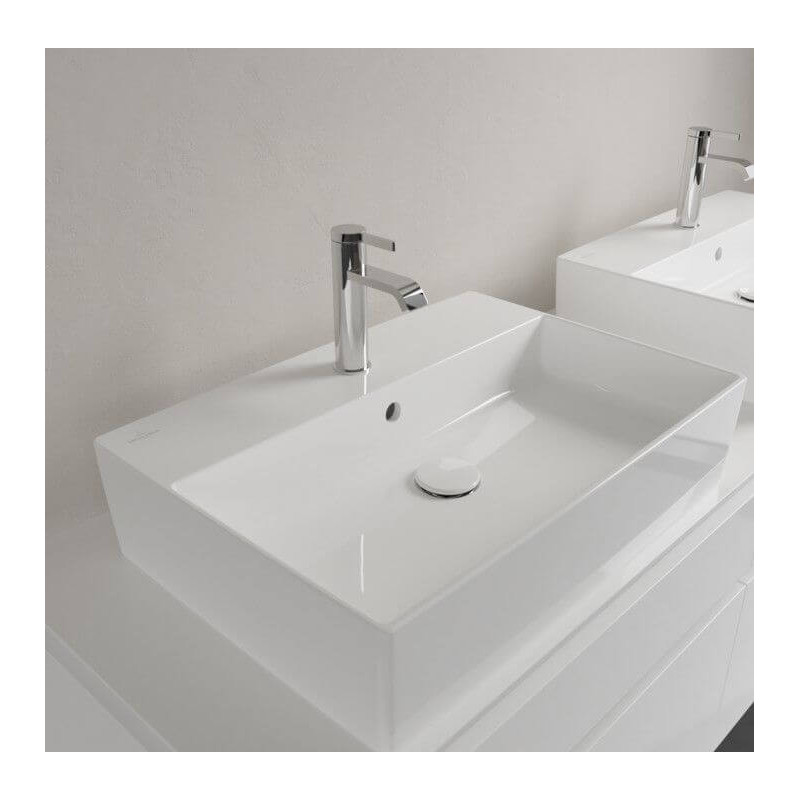 Umywalka Nablatowa Memento 2.0 60x42 Weiss Alpin 4A226G01 Villeroy&Boch Umywalka Nablatowa Memento 2.0 60x42 Weiss Alpin 4A226G01 Villeroy&Boch