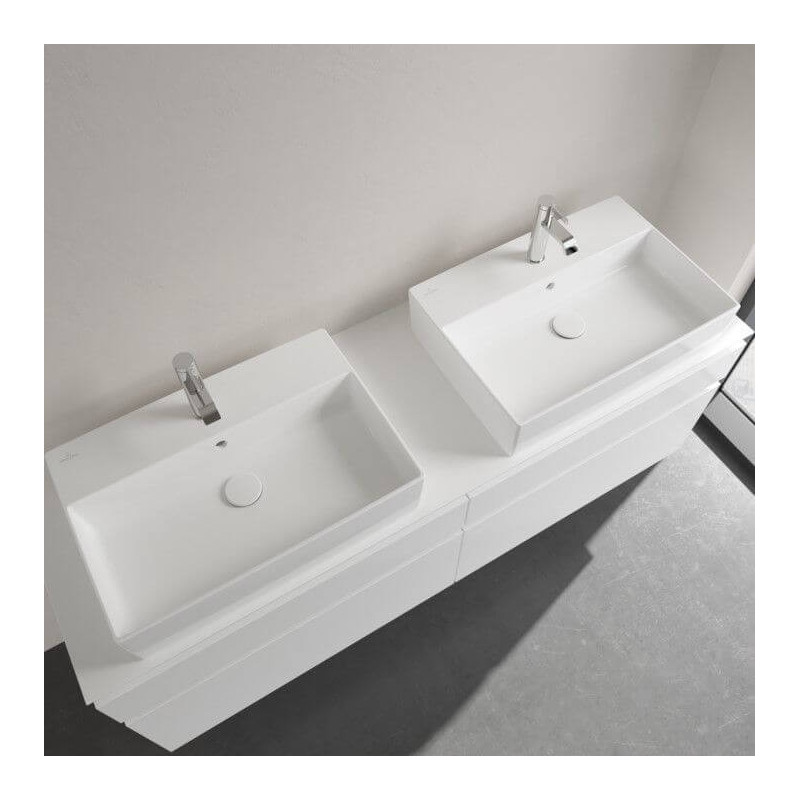 Umywalka Nablatowa Memento 2.0 60x42 Weiss Alpin 4A226G01 Villeroy&Boch Umywalka Nablatowa Memento 2.0 60x42 Weiss Alpin 4A226G01 Villeroy&Boch